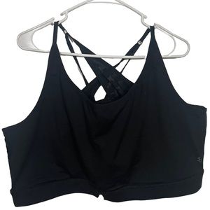 Torrid Plus Size Black Leopard Print Sports Bra